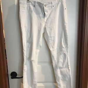 White Caslon Skinny Jeans